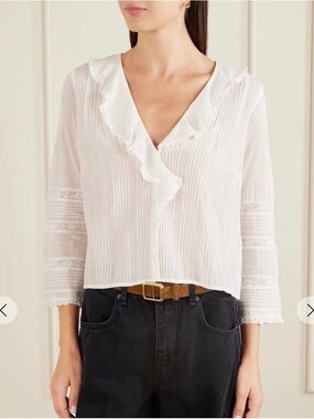 Doen Huguette Top in Salt